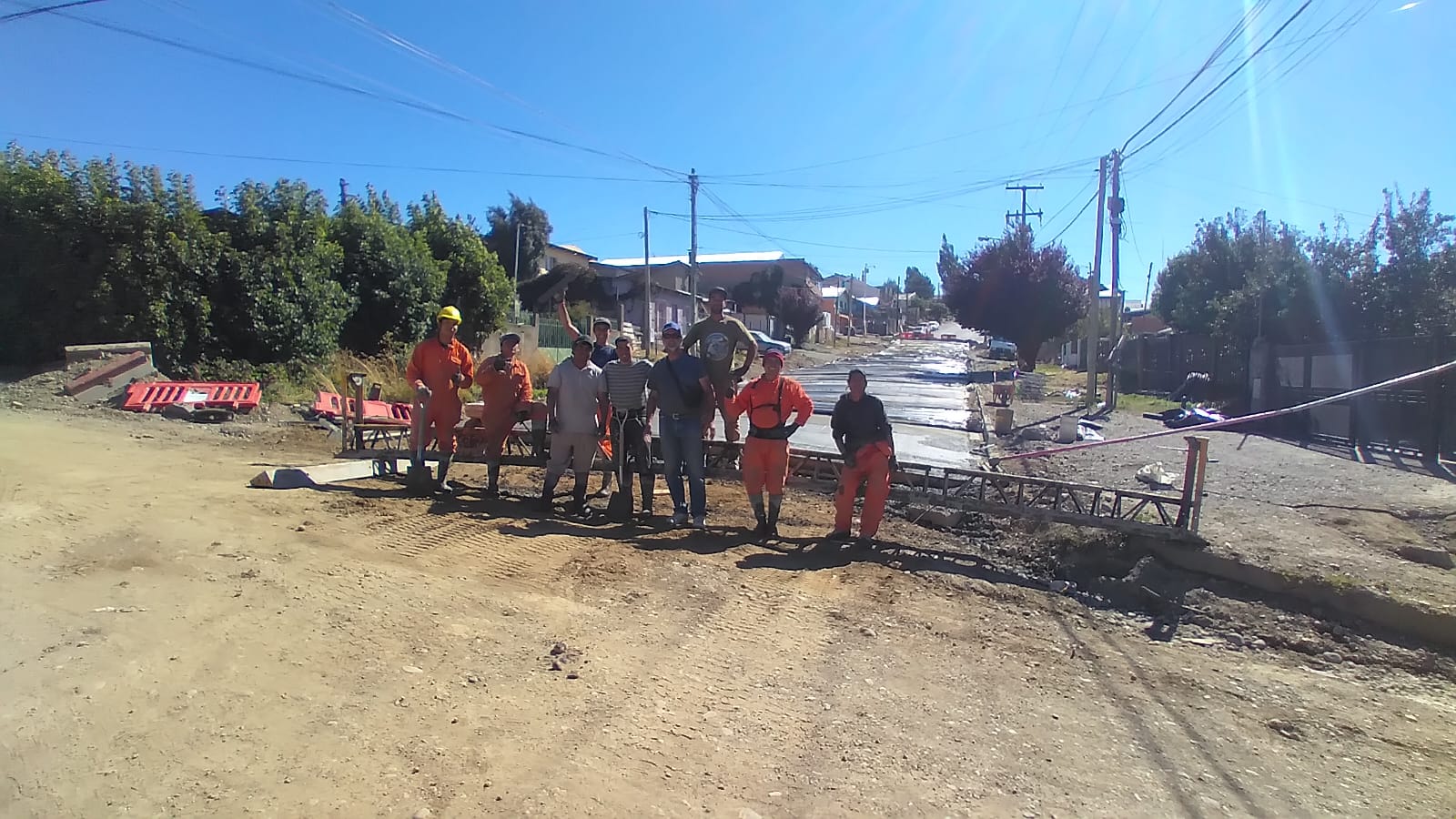Seguimos pavimentando: tareas finalizadas en un tramo central de Brown ...